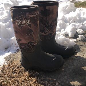 Red Head Camo Boots